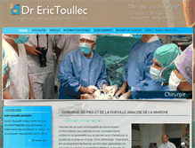 Tablet Screenshot of chirurgie-cheville-pied.com